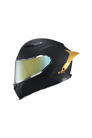 Scoyco FF-871 Full Face Güneş Vizörlü Yaksha Motor Kaskı Siyah