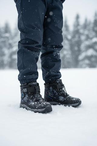 Ndrops Yseyl015 Outdoor Çocuk Bot Siyah - Lacivert Gri - Siyah