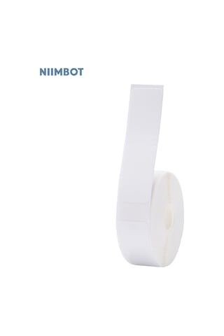 Moveevo Gümüş Ve Jadeiçi İçin Isı Teknolojili Etiket Kağıdı - Suya Dayanıklı, Kesilmez, Kolay Asma, 14x50-130 Beyaz 1 Rulo