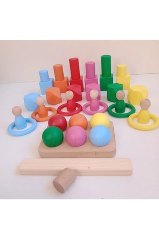 Montessori Eşleştirme Seti 6 Takım