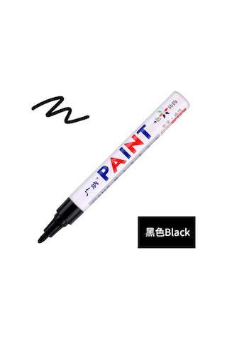 Aubyhe Siyah Gn-110 Ofis Marker Kalemi - Boyama, Tamirat, Taş, Siyah Kart, İmza, Lastik Uygulamaları İçin Dayanıklı Ve Kullanıma Kolay Diğer