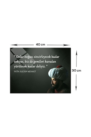 Fatih Sultan Mehmet | Fsm Cam Tablo | Gemilerin Yürütülmesi
