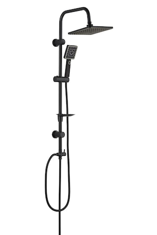 Siyah Kare Robot Set Mat Siyah