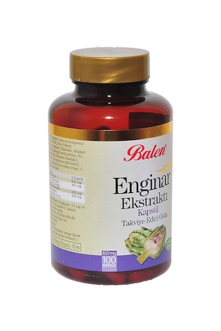 Balen Plus + Enginar Ekstresi Ekstraktı Kapsülü 820 MG x 100 Adet