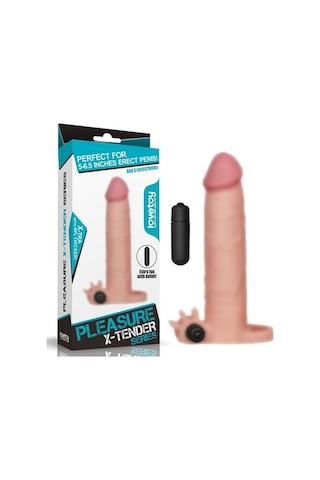 Truva Shop X-Tender Titreşimli Realistik Gerçekçi Penis Kılıfı