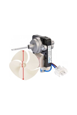 Arçelik Uyumlu 5290 Nea Buzdolabı Arka Fan Motoru Pervaneli