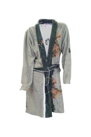 Ciciten 23c06 Desenli Cepli Kışlık Uzun Polar Bayan Sabahlık 001