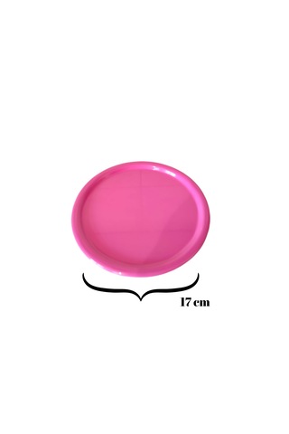 Etal Tepsi Metal Tabak 6 Adet Yuvarlak Çay Ve Kahve Sunum Tepsisi