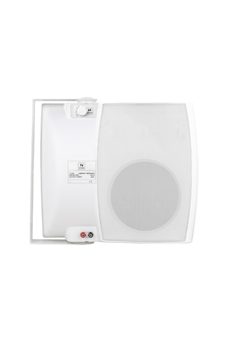 Nwork Nx-8 Sütun Hoparlör 20cm 80 Watt Trafolu Trafosuz Beyaz 1 Adet