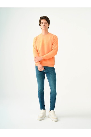 Loft Erkek Sweatshirt Somon Lf2037097 25kp69000104 P69142 Somon