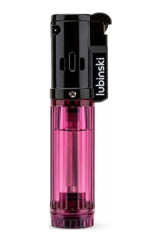 Lubinski Cigar Basic Slim Tek Torch Puro Çakmağı Mor Lb-205