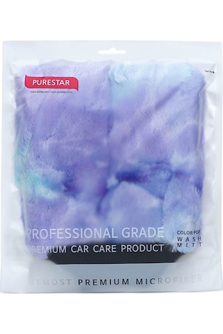 Purestar Mor Yıkama Eldiveni - Color Pop Wash Mıte 20X25 Cm