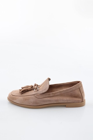 Somon Süet Loafer 34307-Somon