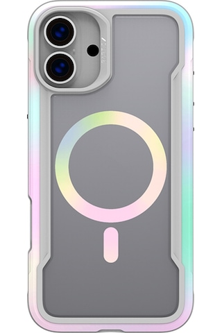 Apple Uyumlu iPhone 16 Pro Kılıf Magsafe Airbagli Raptic Shield 2.0 Serisi Şeffaf Arka Yüzey Kapak Beyaz