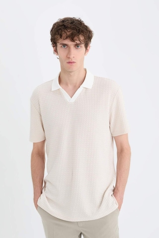 Defacto Regular Fit Polo Yaka Kısa Kollu Tişört B6548AX24SP Bej
