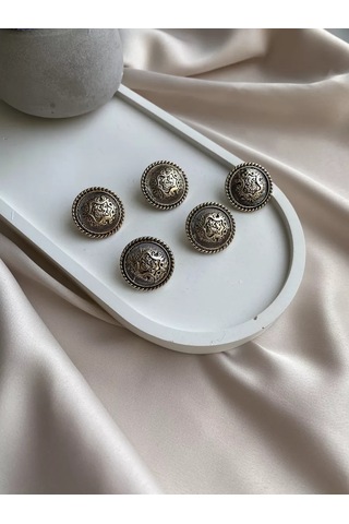 Siberiana 21 Mm Bronz Kaplamalı Armalı Düğmeler 211158649