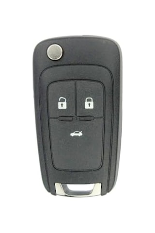 Autohan Keys Opel Astra J, Insignia, Corsa E İçin, 3 Butonlu Anahtar Kabı, Siyah Anahtar Kasası