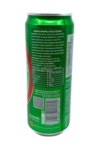 Chupa Chups Sparkling Watermelon Flavour - Karpuz Aromalı Gazlı İçecek 330 Ml 2 Adet