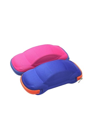 Yumuşak 2'li Paket Çocuk Gözlük Kutusu Düzenleyici Sevimli Çocuk Gözlük Tutucu Silikon Koruyucu Gözlük Çantası B Diğer