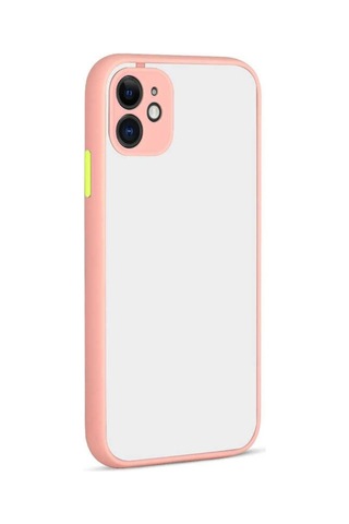 Apple Uyumlu iPhone 11 Kılıf Zore Hux Düğme Ve Kapak Zıt Renk Kılıf