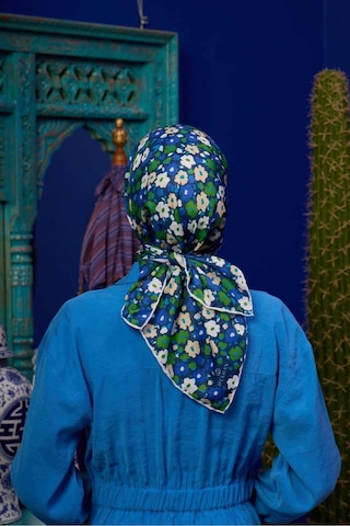 İpekhan Marrakech Koleksiyon Soft Eşarp 1192 - 07 Yeşil/somon Yeşil/somon