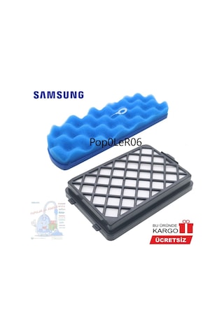 Samsung Uyumlu Sc 8850 Süpürge Hepa Filtre Seti (414717151)
