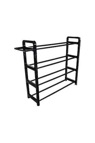 DecoBella 4 Katlı Ayakkabılık Siyah