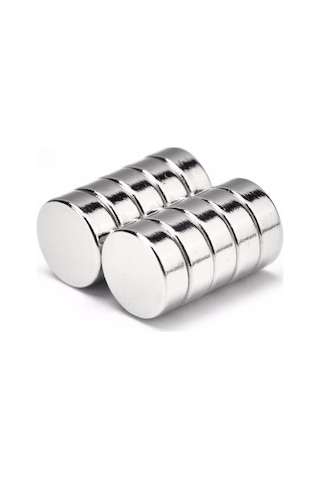 30 Adet Çap 8Mm X Kalınlık 3Mm Güçlü Yuvarlak Neodyum Mıknatıs N11.17193