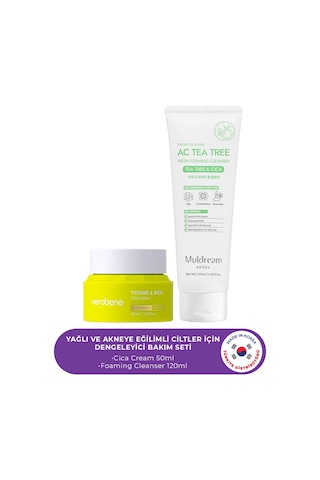 Yağlı Ve Akneye Eğilimli Cilt İçin Dengeleyici Bakım Seti