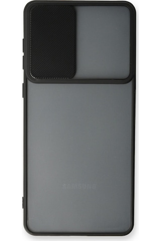 Newface - 232 - Samsung Galaxy Uyumlu A33 5g Kılıf Palm Buzlu Kamera Sürgülü Silikon - Csmo-tex - - Siyah Sıyah