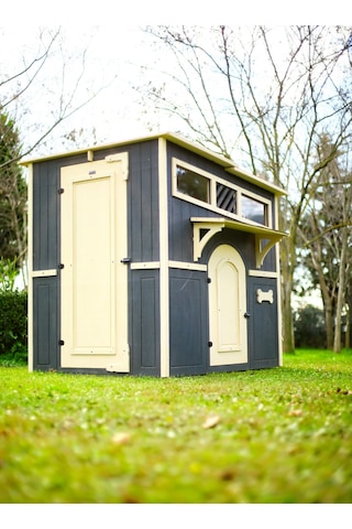 Mandu Private Ahşap Bahçeli Köpek Kulübesi