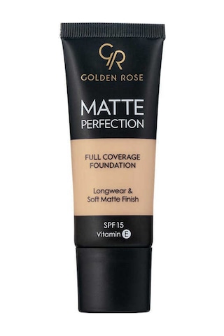 Matte Perfection Full Coverage Foundation - Warm 01 - Yoğun Kapatıcı Mat Fondöten 0