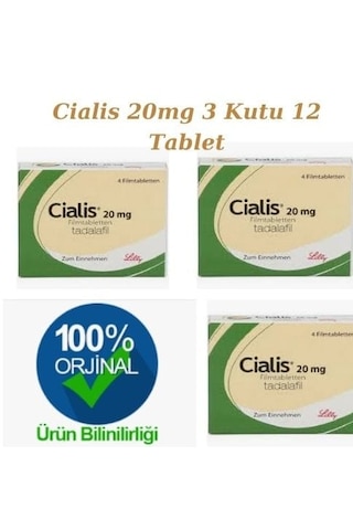 C.ial...is C...i.lis 20mg 12 Tablet Sértlestırıçi