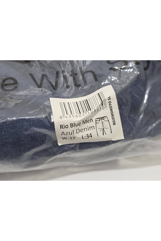 Bela Rio Blue Erkek Motosiklet Korumalı Jean Pantolonu 32 Beden