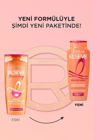 ELSEVE Dream Long Kırık Uç Onarıcı Bakım Şampuanı  300 ml