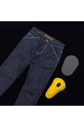 Motosiklet Pantolonu 4 Mevsim Kevlar Kot Korumalı 12a Likralı Kumaş Motor Pantolon Jean Uyumlu