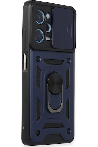 Xiaomi Redmi Note 12 Pro 5g Kılıf Pars Lens Sürgülü Yüzüklü Standlı Korumalı Kılıf