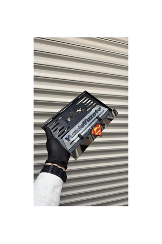 Motosiklet Plakalık Lazer Tasarım Supermen Uyumlu - 769742200