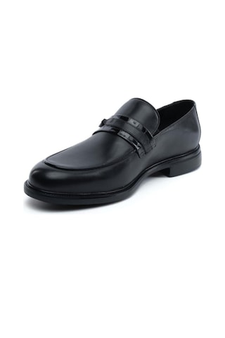 Greyder 64705 Siyah Hakiki Deri Erkek Loafer Klasik Ayakkabı