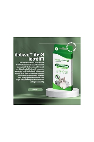 Kedi Tuvaleti Filtresi, Temizleme İçin Uygun Açık Bej