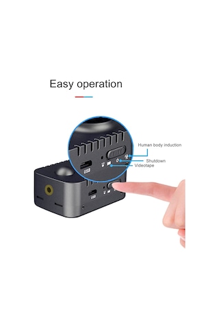 Taşınabilir Md29 Mini Kamera, 1080p Hd Geniş Açılı Lens,