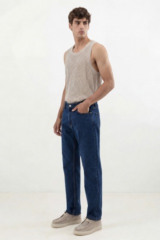 Antioch Straight Fit Erkek Jean A26y2856 Mavi