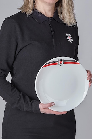 Neva N3431 Beşiktaş Lisanslı Arma Logo 2'li Pasta Tabağı-Bjk