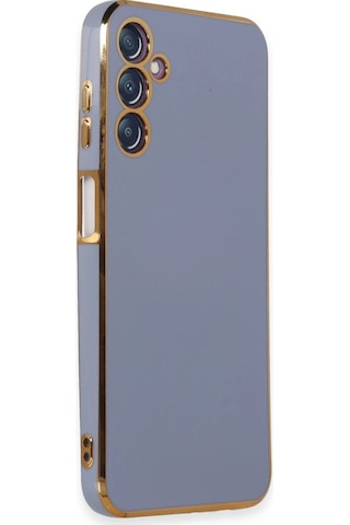 Samsung Galaxy M14 5g Kılıf Volet Silikon - Mavi