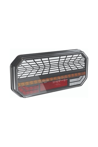 Led 6 Fonksiyonlu Arka Stop Lambası Kırmızı-amber-beyaz 10-30v E9 Belgeli Sol - Wolfram 40272