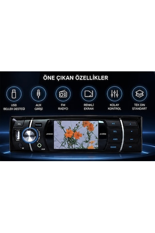 Jameson Js-8930 Usb/aux Ekranlı Oto Teyp