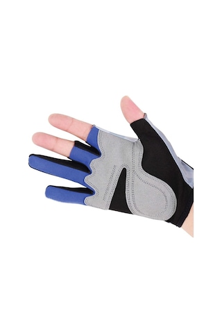 Mustad M Beden Sun Gloves Uv Korumalı Balıkçı Eldiveni Çok Renkli