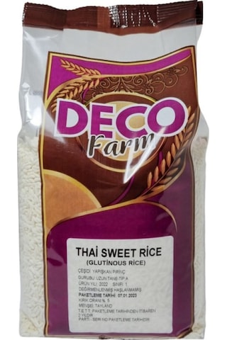Deco Farm Yapışkan Pirinç 1 KG
