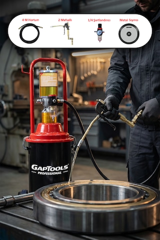 Gaptools Havalı Gres Pompası 12lt Gp-12a2