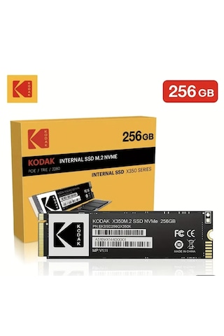 Kodak 256gb.x350 Ssd M.2 2280 Ce Lisanslı Nvme Pcle Gen 3.0x4